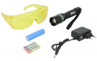 Unelete si scule de verificat scurgeri sistem A/C Magneti Marelli - Lampa UV pentru detectare scurgerilor de refirgerant Mastercool, cu functie ZOOM, incarcator si ochelari incluse
