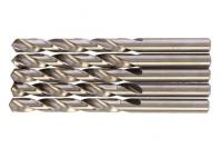 Burghie pentru metal Kit burghiu, HSS-G, 5buc, diametru burghiu: 9mm,, lungime totala: 125mm, lungime de lucru: 81mm, destinat pentru: metal