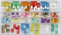 Set sigurante circuite electrice Fuse set, current rate: 2/3/4/5/7,5/10/15/20/25/30/40/50/60/80 A, colour amber/black/blue/brown/green/grey/orange/purple/purple/red/white/yellow, quantity per packaging: 120 pcs