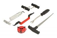 Glass repair tool kits Set of tools for glass cutting