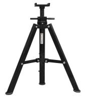 Suporti de sustinere tip 'capre', standard Fitting supports (trestles) (trestles), Heavy Duty, low, quantity: 1 pcs, lifting capacity:: 12 t, wys. min 710 mm, wys. max 1065 mm, protection: self-braking, screwed-on, colour: black