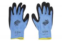 Manusi 1 pair, Protective gloves, G-REX P04, colour: black/blue, anti-overvoltage, industry: glass processing, intended use: for working with glass, EN 388; EN 420; Kategoria II