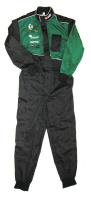 Salopeta combinezon imbracaminte de protectie si de lucru (combinezoane), o bucata, marime: XL, culoare: negru/verde