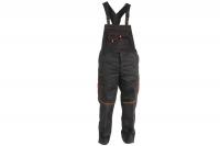 Pantaloni de protectie imbracaminte de protectie si de lucru (Pantaloni), salopeta, marime: L, gramaj: 280g/m2, culoare: negru/portocaliu