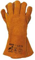 Manusi Manusi de protectie, (EN) welding gloves WELDOGER, piele, marime: 11, 1 pereche, culoare: miere, durabilitate: EN 388; EN 407, cum se foloseste: reutilizabile