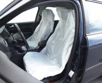 Huse protectie aripa auto Huse de protectie pentru scaune de masina alb 100szt.jednorazowe