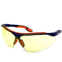 Ochelari de protectie Protective glasses with temples uvex i-vo, UV 400, lens colour: amber, stadards: EN 166; EN 170, colour: Blue/Orange