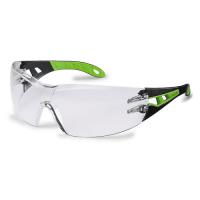 Ochelari de protectie Protective glasses with temples uvex pheos, UV 400, lens colour: transparent, stadards: EN 166; EN 170, colour: Black/Green