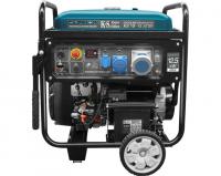 Generator de curent electric cu motor pe benzina Power generator petrol type: Petrol 230V, engine power 22 HP, top power: 12,5kW, rated current: 52,17A, sockets: 1x16A (230V), 1x32A (230V), 1x63A (230V); starting: electric