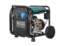Generator de curent cu LPG Inverter power generator petrol type: LPG/Petrol 230V, engine power 16,1 HP, top power: 8kW, rated current: 34,8A, sockets: 1x16A (230V), 1x32A (230V); starting: electric/manual