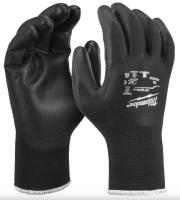 Manusi 12 pairs, Protective gloves, gloves; protective gloves; wampirki, nylon / poliuretanowe, colour: black, size: 10/XL, anti-slip; breathing, how to use: reusable, industry: agro; automotive; industrial;