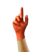 Manusi Protective gloves, PRO.TECT Orange HD, nitrile, size: 10/XL, 100 pcs, colour: orange, durability: EN 374; EN 388; EN 455, how to use: disposable