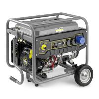 Generator de curent electric cu motor pe benzina Power generator petrol type: Petrol 230V, engine power 13 HP, top power: 5,5kW, rated current: 23,8A, sockets: 1x32A (230V), 2x16A (230V); starting: electric/manual
