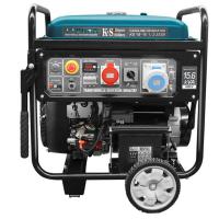 Generator de curent electric cu motor pe benzina Power generator petrol type: Petrol 230/400V, engine power 22 HP, top power: 11,5/12,5kW, rated current: 22/48A, sockets: 1x32A (400V), 1x63A (230V); starting: electric