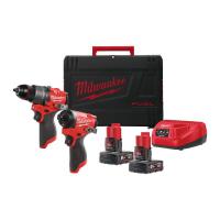 Kit unelte de putere Power tools kit 2 pcs (SET:5 pcs), battery-powered, battery included:, charger included:, number of batteries: 2 pcs
